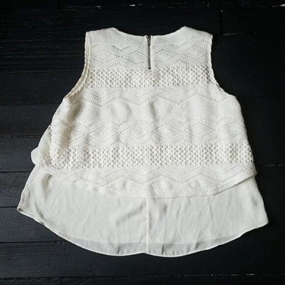 💍 Design Lab White Tank Blouse - Picture 6 of 8